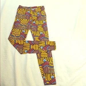 Rare Peter Max American Apparel Leggings SMALL